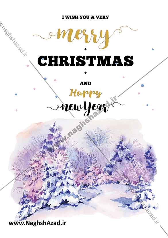 چاپ کارت تبریک کریسمس 2021